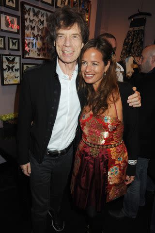 DAVE M. BENETT/GETTY IMAGES Mick and Jade Jagger