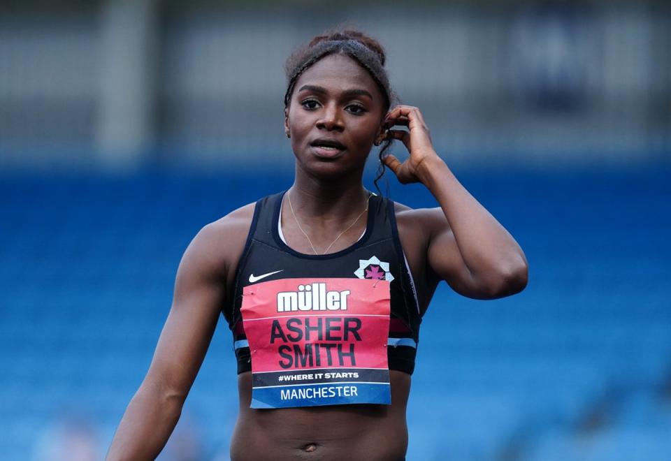 Dina Asher-Smith is preparing for the World Championships in Eugene. (Martin Rickett/PA) (PA Wire)