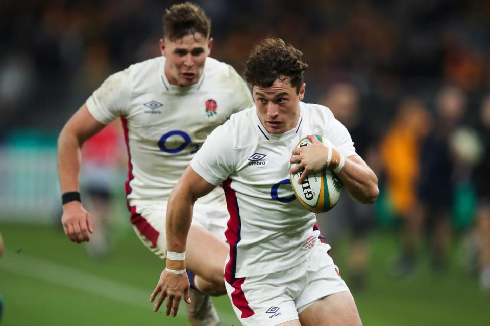 Henry Arundell runs in to score a try (Gary Day/AP) (AP)