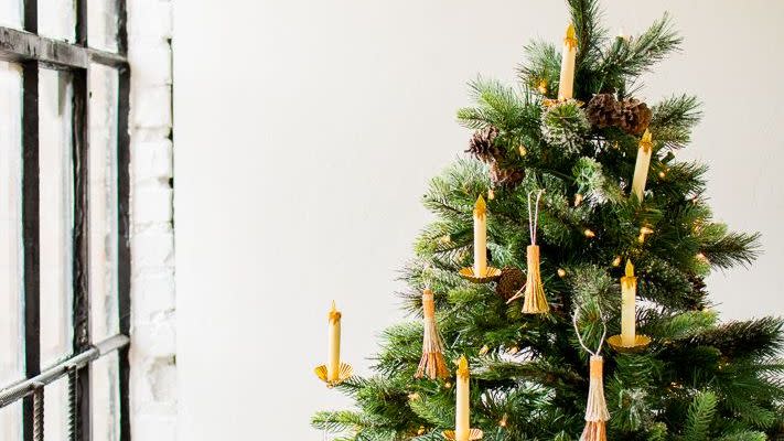 Christmas Tree Decoration Ideas - Paper Candles