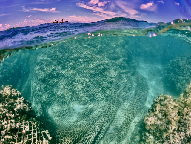 Five tonnes of deadly foreign ghost net removed from Queensland waters