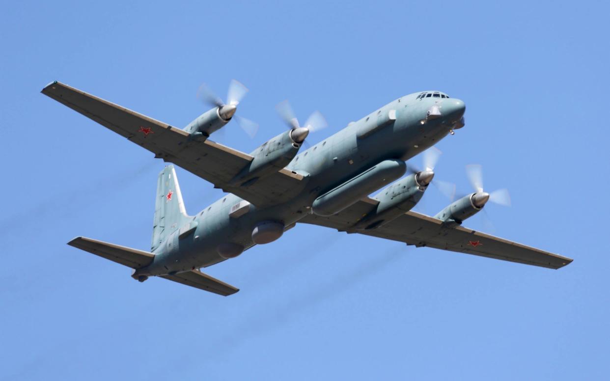 The L-20PP reconnaissance aircraft of the Russian Air Force was shot down 22 miles off Latakia’s coast in the eastern Mediterranean as it returned to its base - www.alamy.com