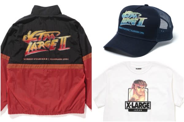 XLARGE × 《Street Fighter II》 有Tee有帽下月發售