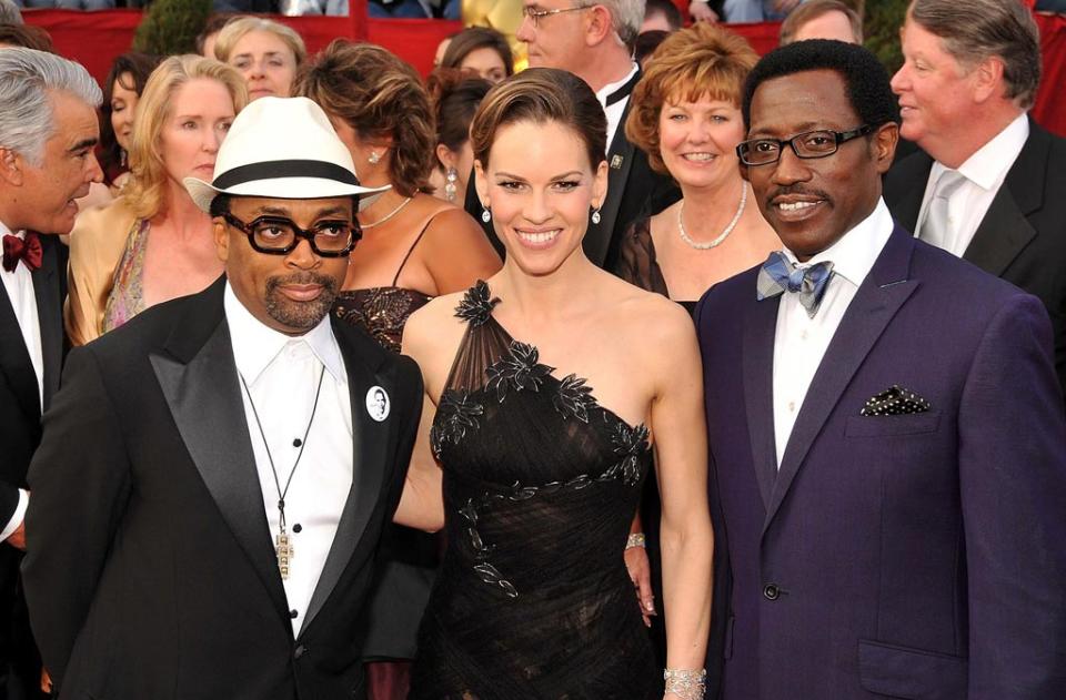 Oscars 2008 Hilary Swank Wesley Snipes Spike Lee