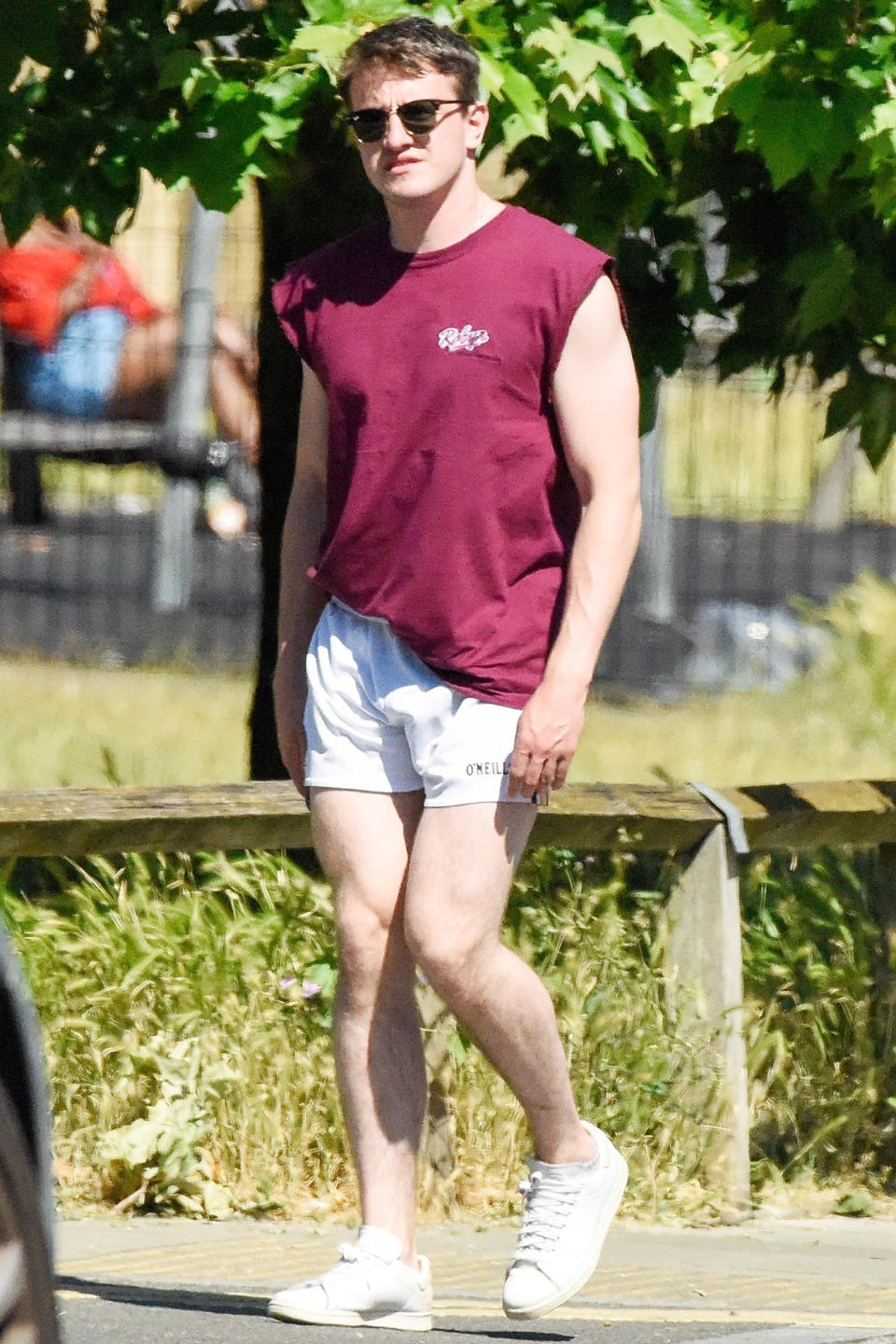 <p><i>Normal People</i>’s Paul Mescal rocks a tee, shorts and shades while out on a sunny Tuesday in London.</p>