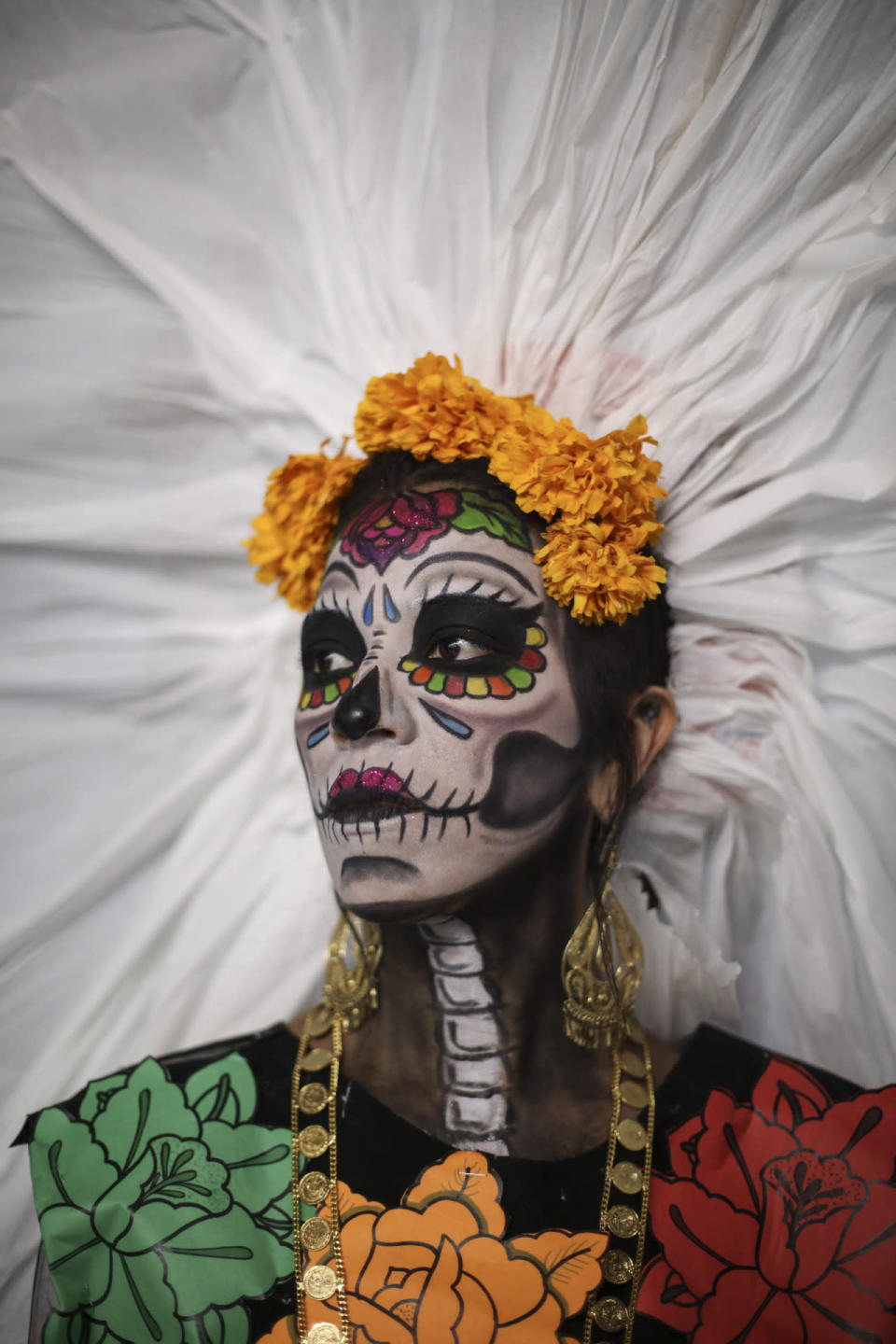 CIUDAD DE MÉXICO. Como parte de las fiestas y festejos por el Día de muertos, fue realizado el Primer Concurso de Catrinas en el Museo Nacional de Arte (MUNAL). FOTO: ADOLFO VLADIMIR /CUARTOSCURO.COM