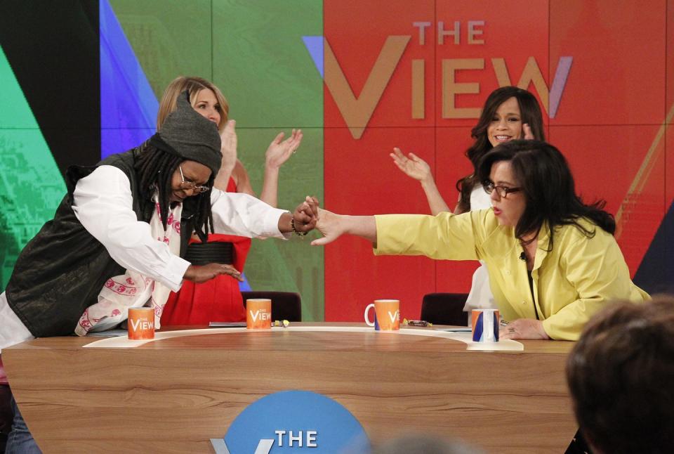 When Whoopi Goldberg and Rosie O’Donnell got heated.