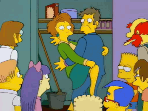 The Simpsons closet sex