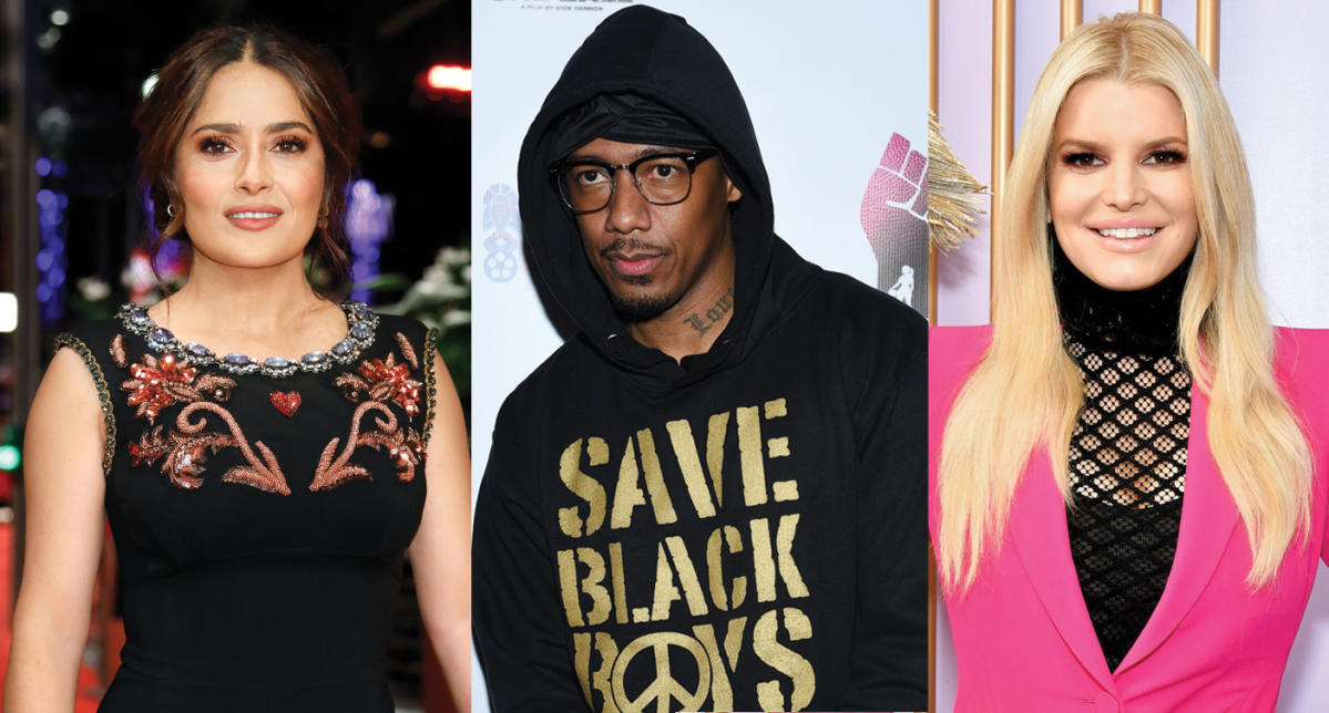 Salma Hayek, Nick Cannon and Jessica Simpson among celebrities