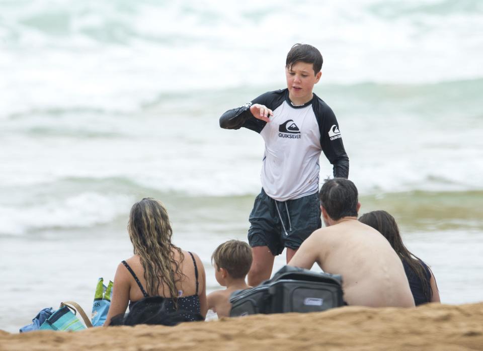 Princess Mary's Aussie family beach day