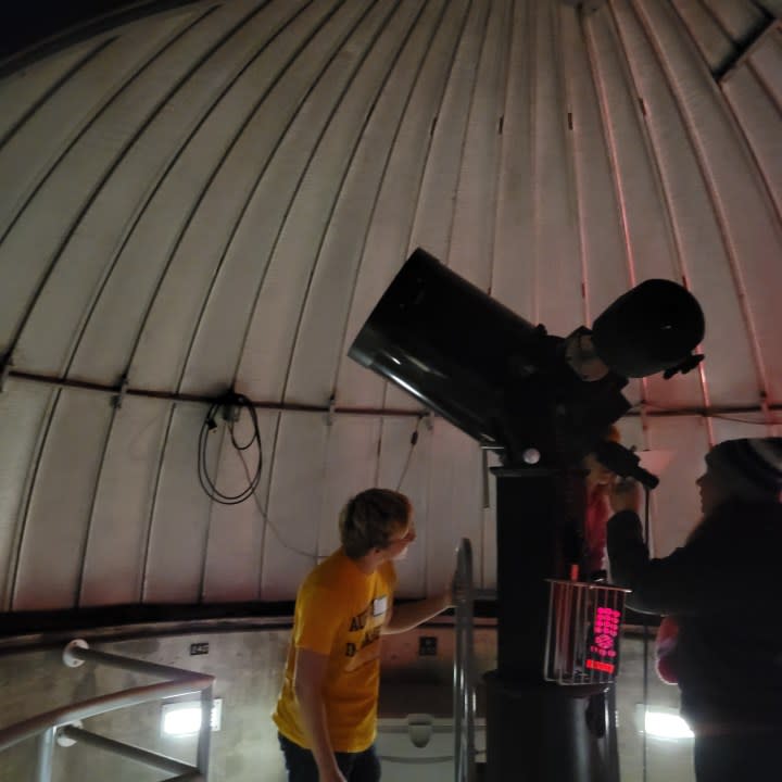 John Deere Planetarium telescope
