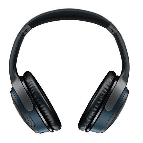 <p><strong>Bose</strong></p><p>amazon.com</p><p><strong>$159.00</strong></p><p><a href="https://www.amazon.com/dp/B0117RGG8E?tag=syn-yahoo-20&ascsubtag=%5Bartid%7C10063.g.34804742%5Bsrc%7Cyahoo-us" rel="nofollow noopener" target="_blank" data-ylk="slk:Shop Now;elm:context_link;itc:0;sec:content-canvas" class="link ">Shop Now</a></p><p><a href="https://www.bestproducts.com/tech/gadgets/g1545/bose-headphones-reviews/" rel="nofollow noopener" target="_blank" data-ylk="slk:Our favorite Bose headphones;elm:context_link;itc:0;sec:content-canvas" class="link ">Our favorite Bose headphones</a>, the SoundLink II wireless headphones feature over-ear design, superb wireless range, and up to a solid 15 hours of battery life on a single charge. NFC connectivity is also on board, allowing users to connect their favorite mobile device with a single tap.</p><p>Acoustically, the SoundLink II headphones sound just as one would expect from a high-end Bose product. The headset is available in black or white.</p>