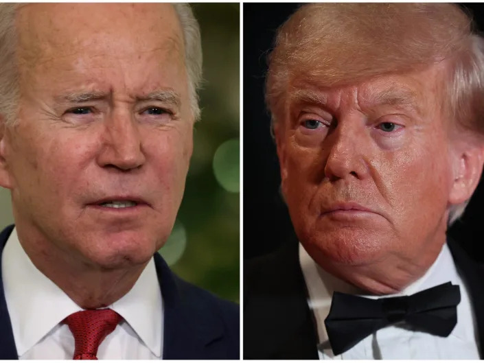 Joe Biden and Donald Trump