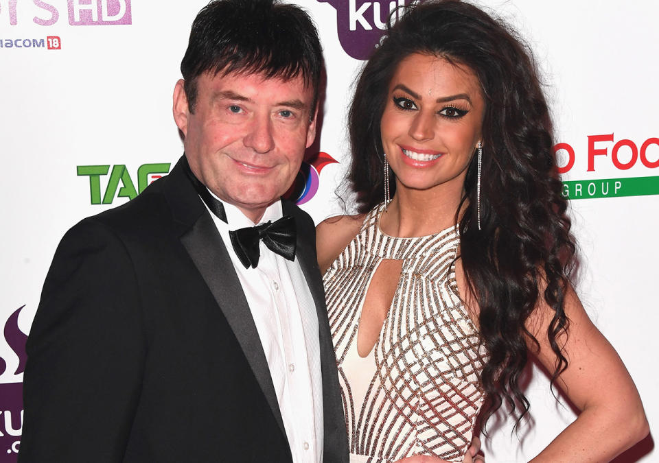 Jimmy White and Jade Slusarczyk, pictured here at The British Curry Awards in 2017. 