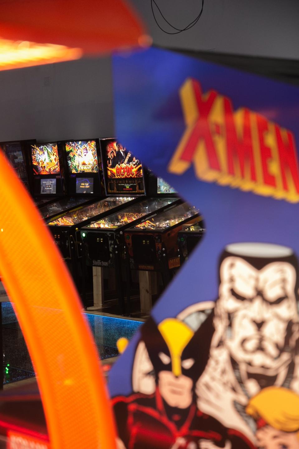Pinball machines, air hockey and other arcade games are found inside Retro on Saturday, May 27, 2023.