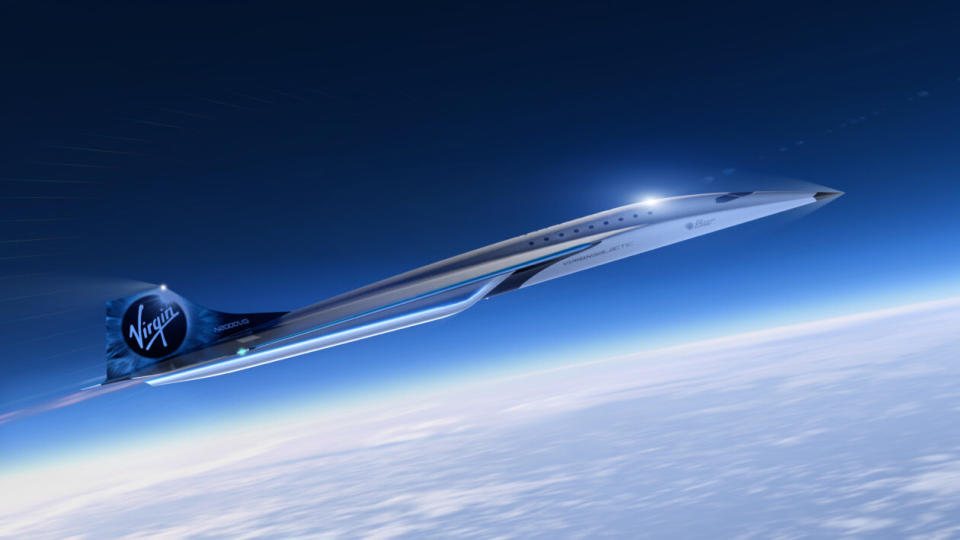 Virgin Galactic Mach 3 aircraft