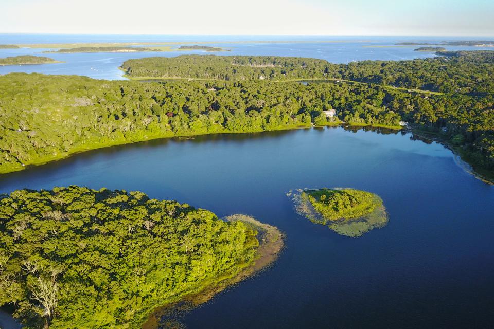 Swim in a kettle pond