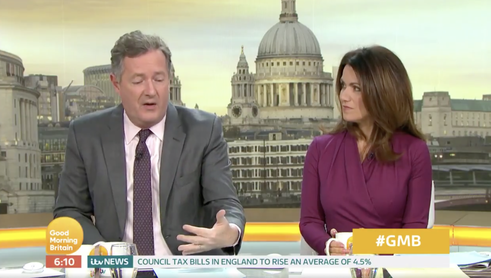 Piers Morgan described Jackson’s comments as “extraordinary” in wake of the Leaving Neverland documentary