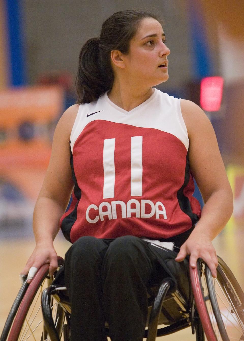 Sabrina Durepos, originally from Montreal but now living in Fredericton, said when she scored her first basket, she was hooked. 