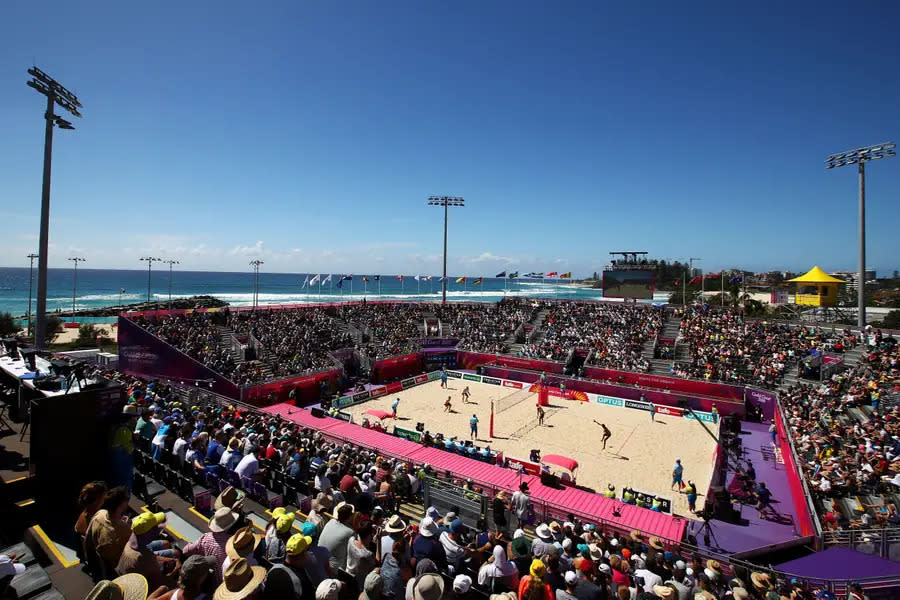 Traumhafte Kulissen gehören zum Alltag der besten Spieler der Welt. Erst im vergangenen Jahr steigen direkt am Strand von Coolangatta in Australien die Commonwealth Games statt