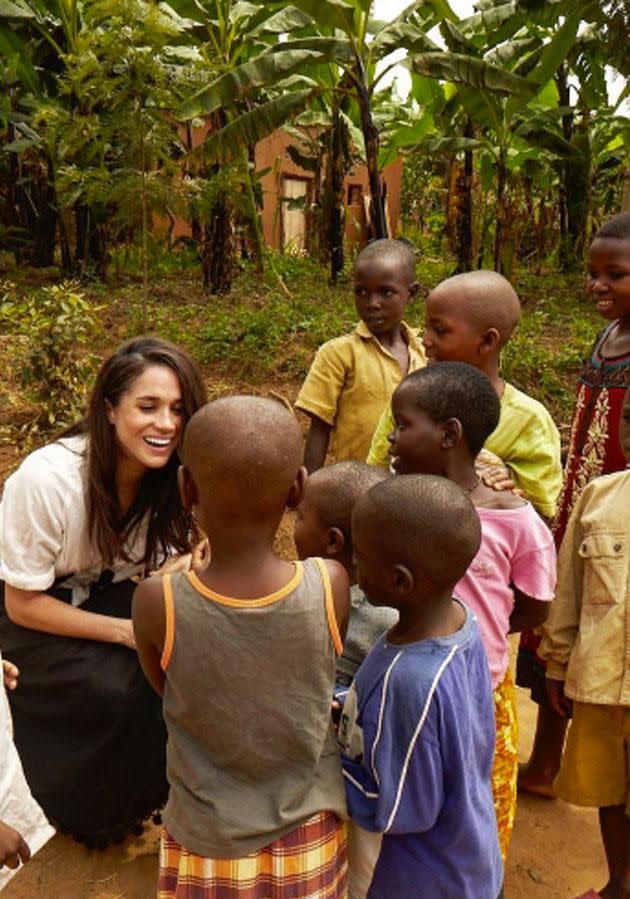 She recently visited Rwanda. Photo: Instagram/meghanmarkle