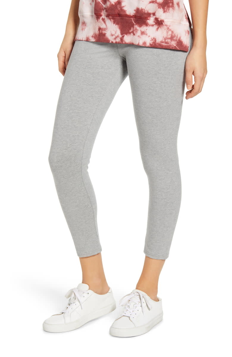 Nordstrom High-waist Crop Leggings in grey medium