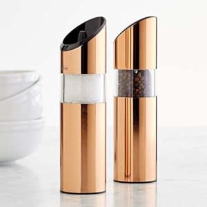 Trudeau Battery Salt and Pepper Mill Stainless Steel - Yahoo Shopping