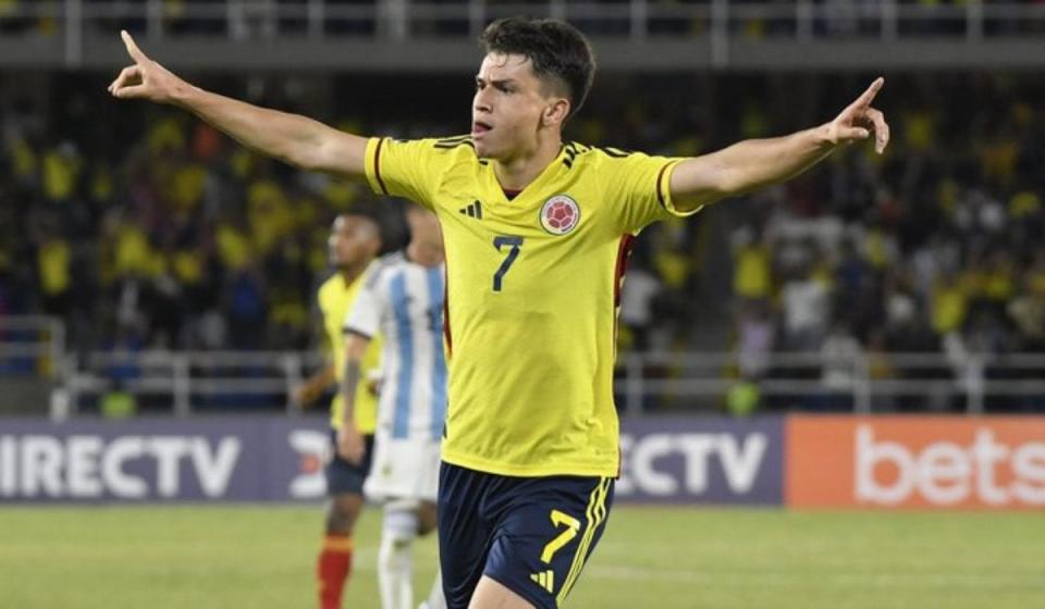 Selección Colombia Sub 20 se enfrenta a Japón hoy. Foto: tomada del Twitter de @FCFSeleccionCol