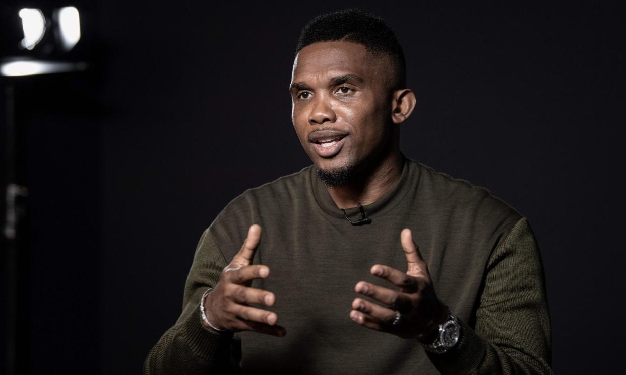 <span>Samuel Eto'o is the victim of a campaign to undermine his reputation, according to his lawyer.</span><span>Photograph: Bertrand Guay/AFP/Getty Images</span>