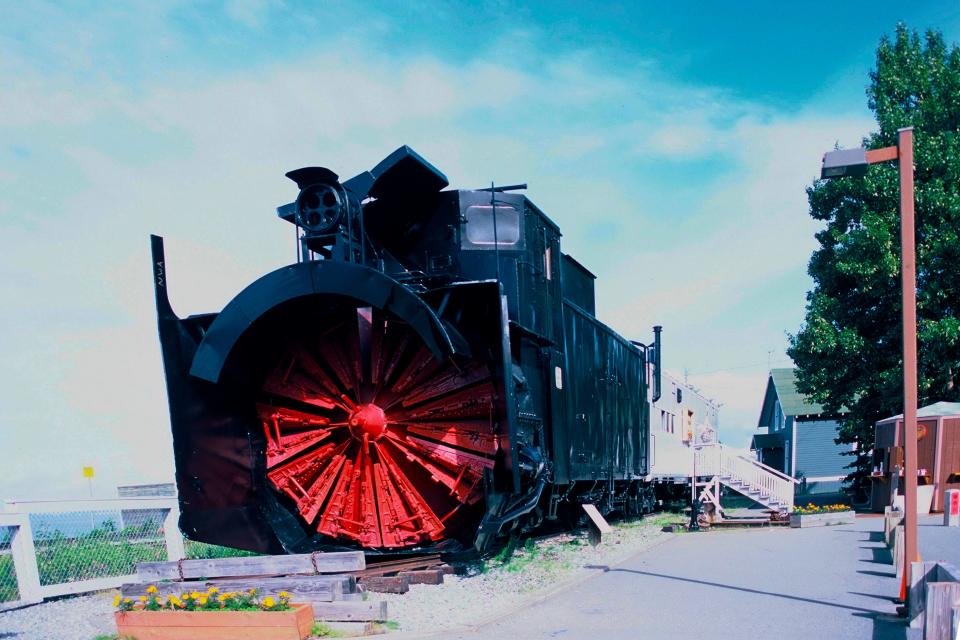 Historic Alaska Railroad's snow blower.