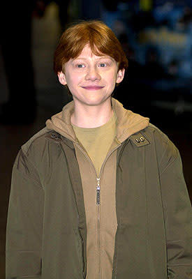 Rupert Grint at the London premiere of Warner Brothers' Harry Potter and The Sorcerer's Stone