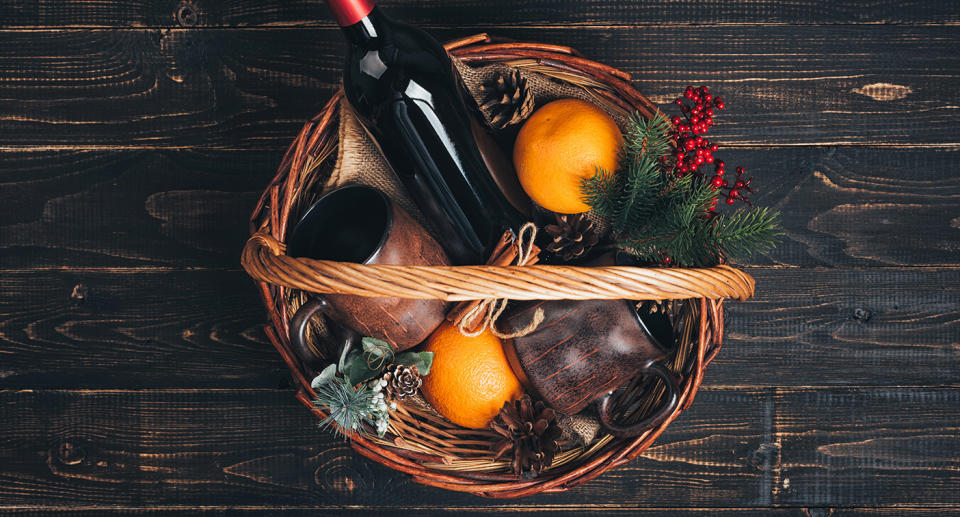 Aldi’s luxury Christmas hampers are here, with prices starting at just £19.99. (Getty Images)