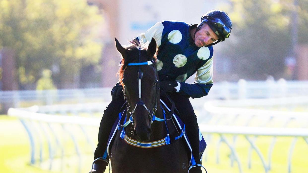 Glen Boss (pictured) riding Sir Dragonet.