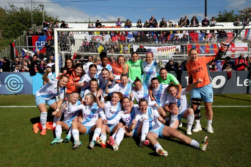 Promotion was sealed after a win over Lewes (The FA via Getty Images)