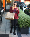 <p>Lea Michelle grabs Lunch In Beverly Hills in APL TechLoom Phantoms. (Photo: FameFlynet) </p>