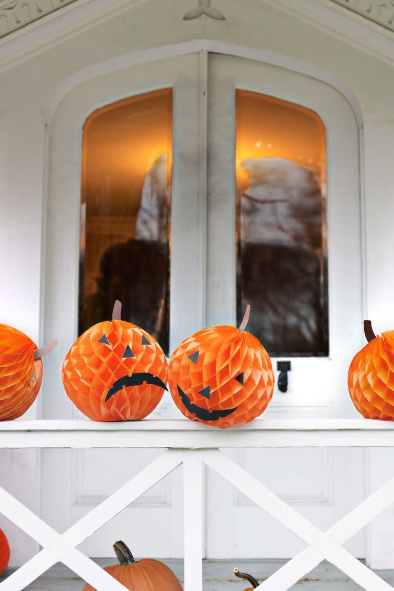 Tissue Paper Pumpkins