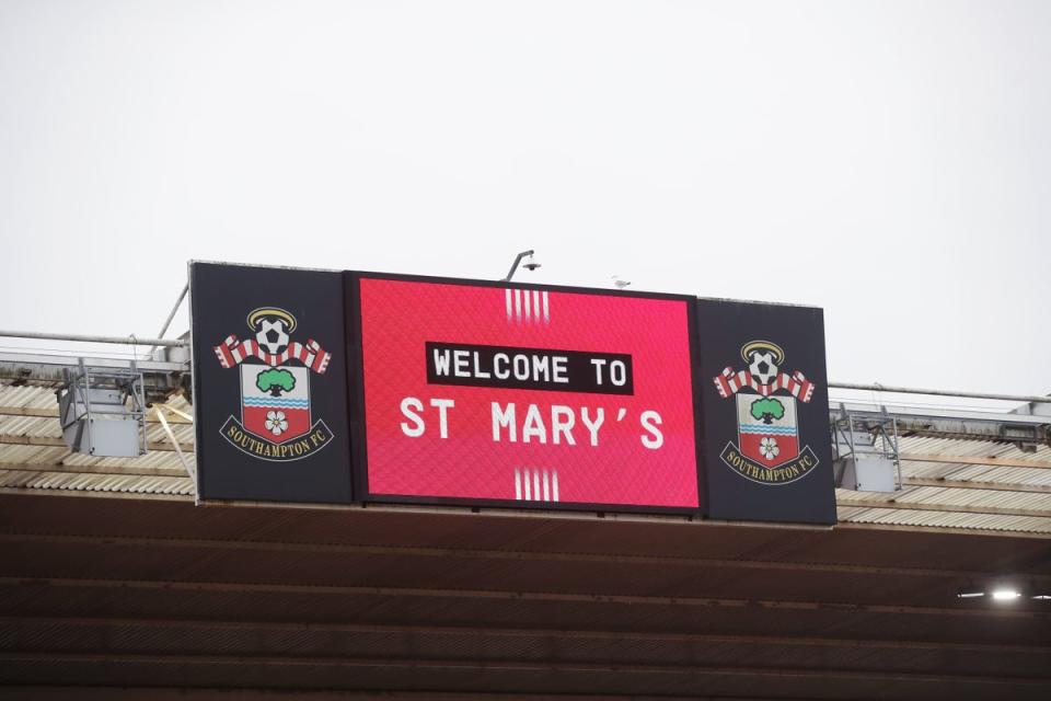 Southampton had initially not signed up to the Football Leadership Diversity Code, which was launched in October 2020 (Adam Davy/PA) (PA Archive)