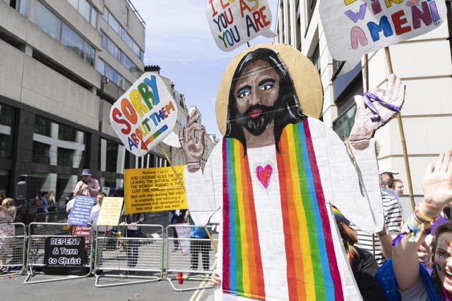 Pride in London parade 2024