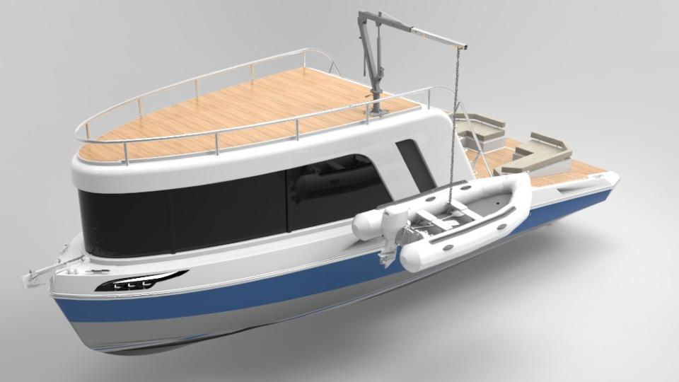 Pierpaolo Lazzarini’s F33 Spaziale yacht