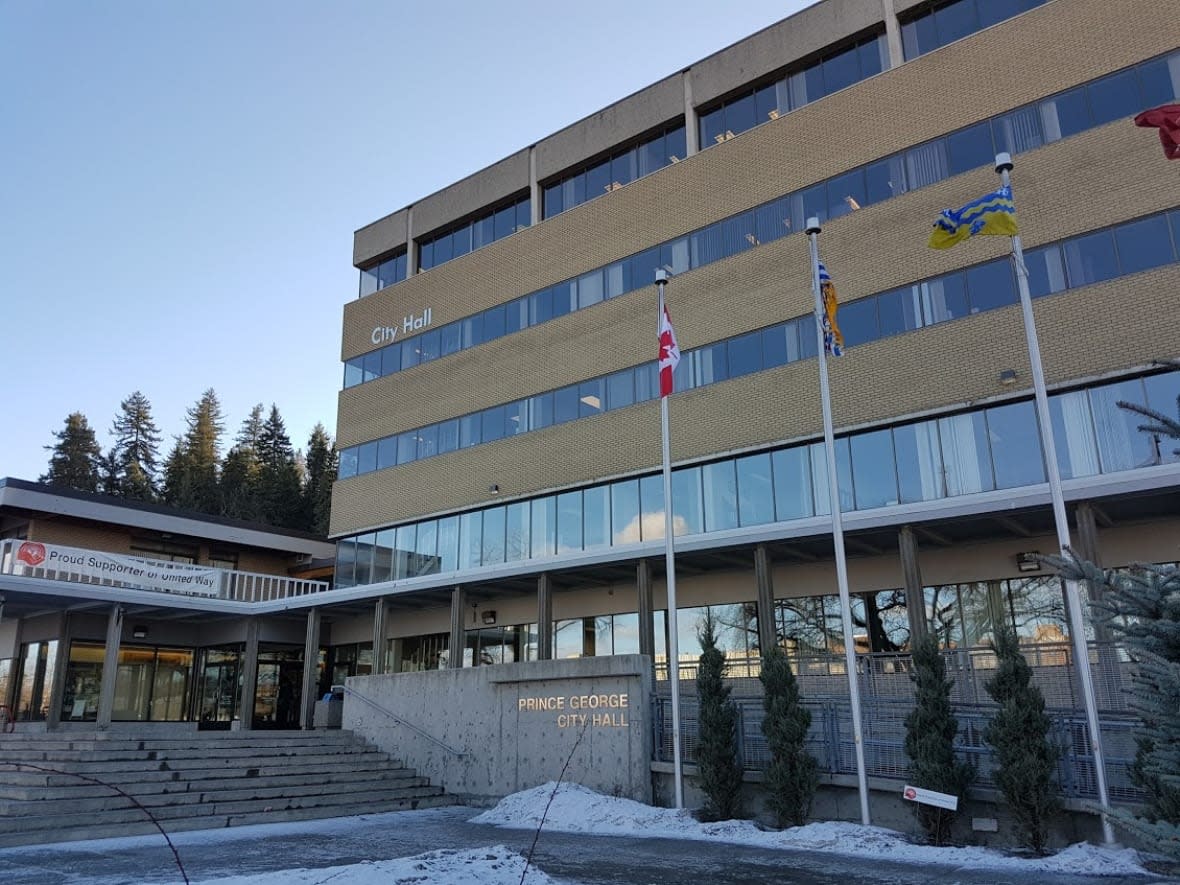 A motion to approve an increase of more than 50 per cent in the project's $500,000 budget passed by a 5-to-3 vote at Prince George City Council Monday evening. (Andrew Kurjata/CBC - image credit)