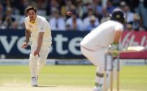 Cricket - England v Australia - Investec Ashes Test Series Second Test - Lord’s - 19/7/15 Australia's Mitchell Johnson bowls at England's Ian Bell Reuters / Philip Brown Livepic