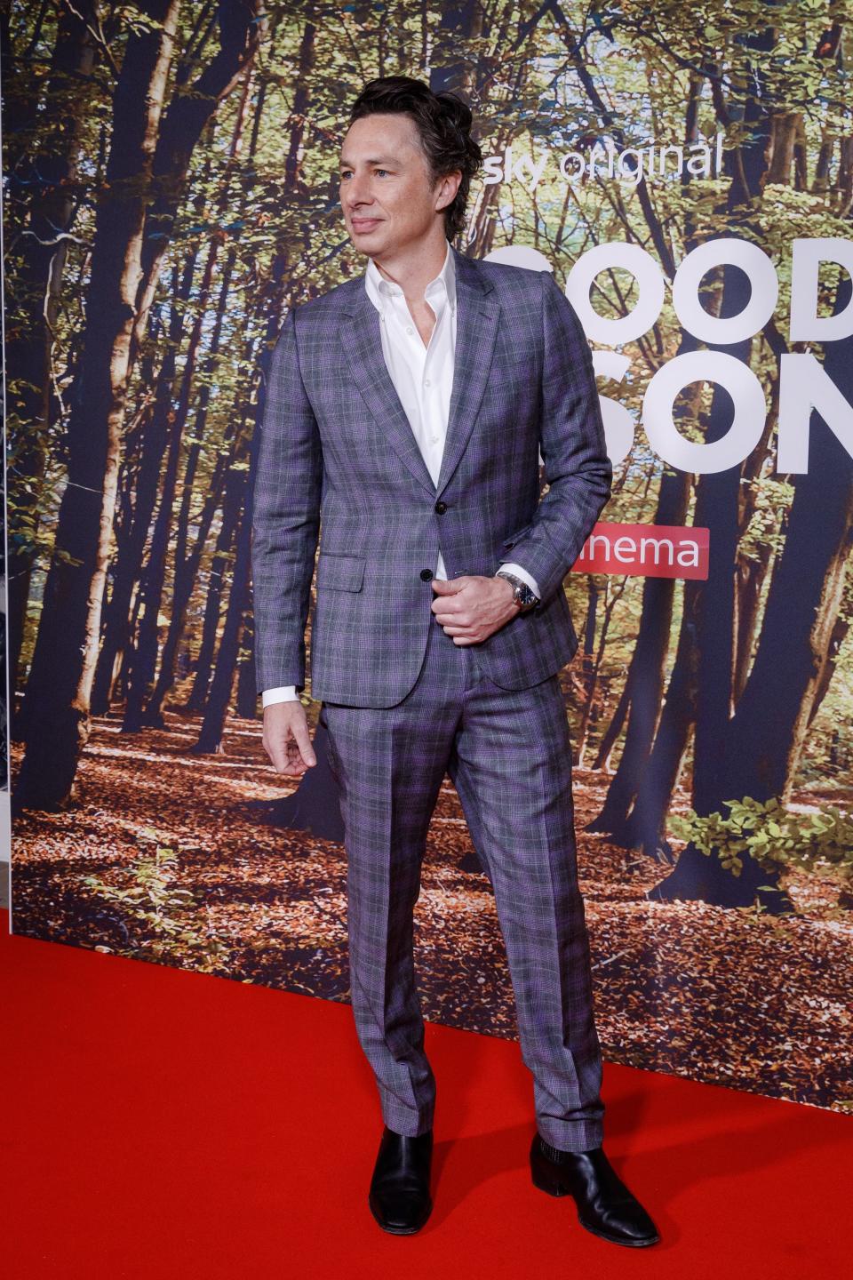 Zach Braff at the UK premiere of "A Good Person."