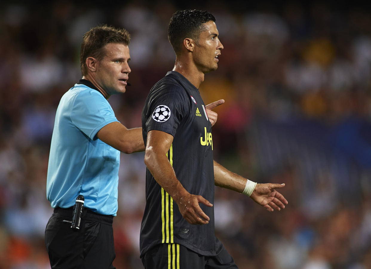 Ronaldo went full Bart Simpson after his red card