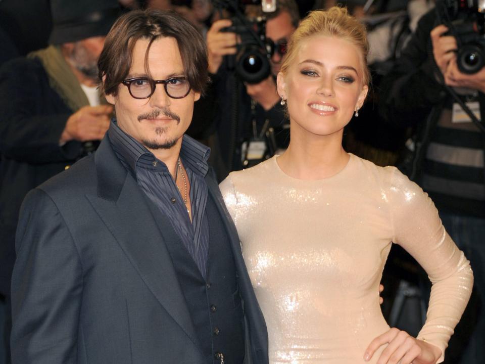 Johnny Depp Amber Heard Rum Diary premiere