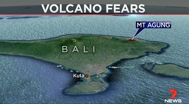 Tremors are being felt in the tourist precinct of Kuta. Source: 7 News