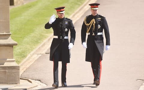 Prince Harry and the Duke of Cambridge - Credit: Eddie Mulholland for The Telegraph 