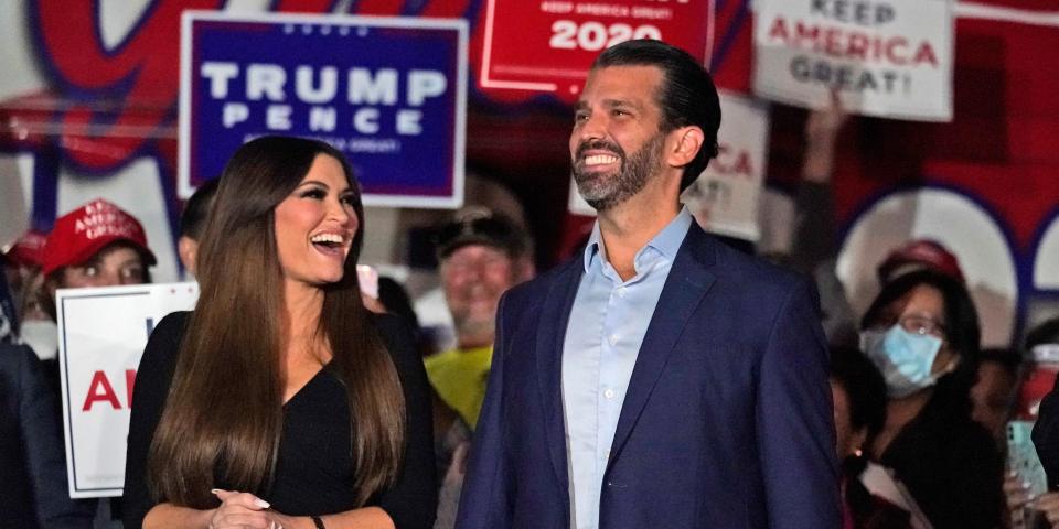 Donald Trump Jr. and fiance Kimberly Guilfoyle