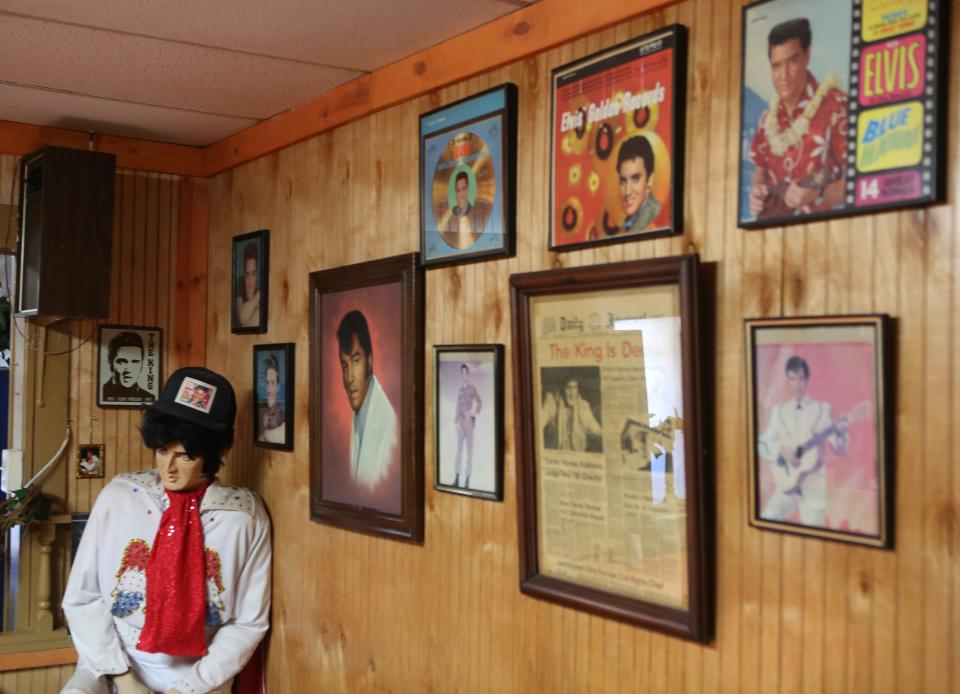 The Elvis Room at Helen's Sausage House near Smyrna.