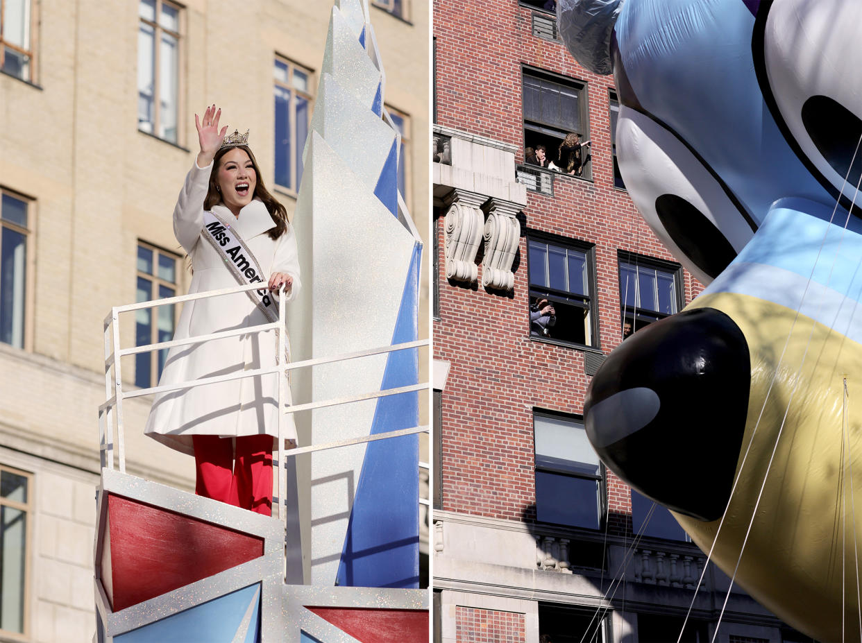 Emma Broyles, Miss America 2022 attends the 2022 Macy's Thanksgiving Day Parade on November 24, 2022 in New York City. (Michael Loccisano / Getty Images)