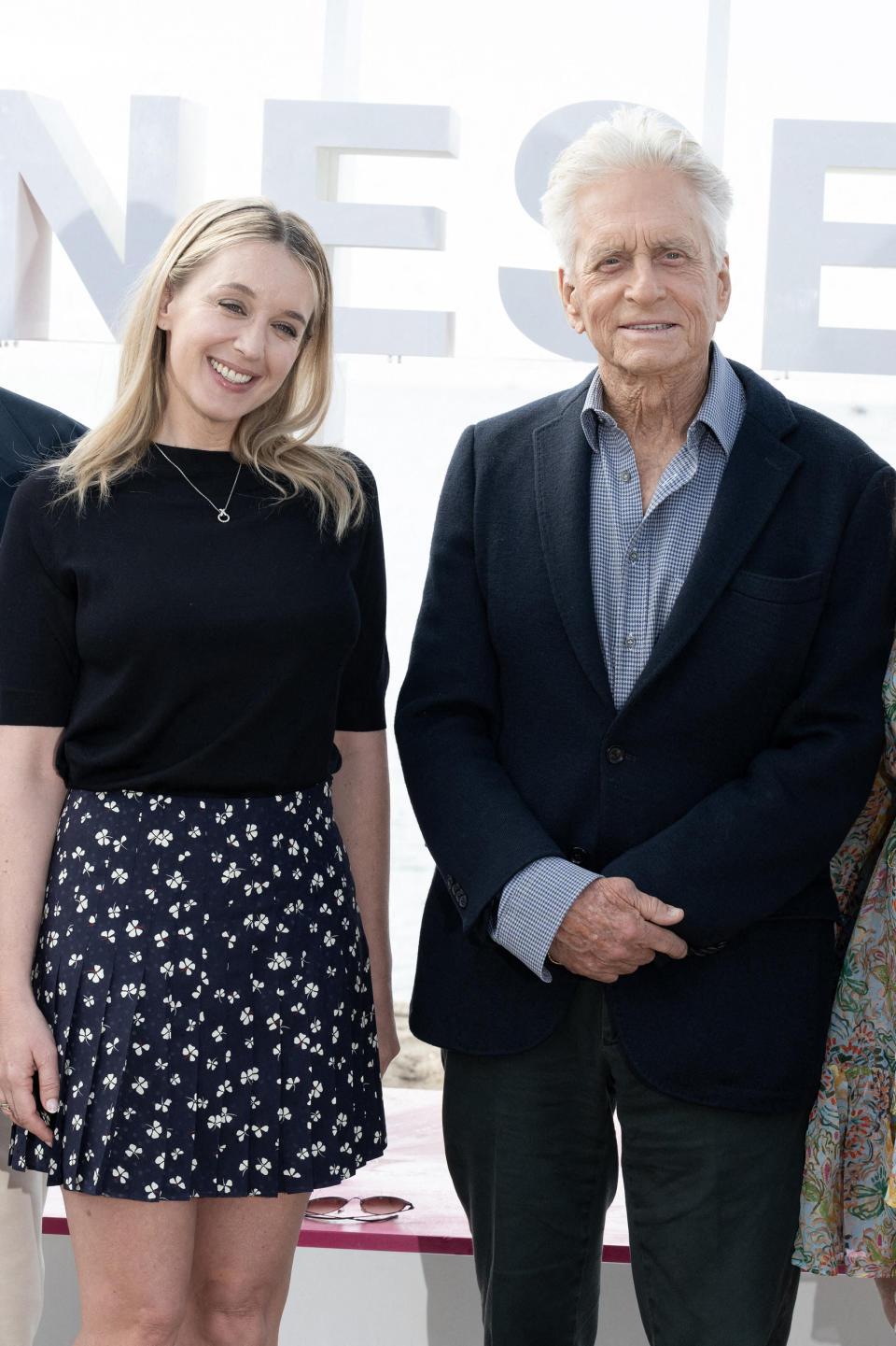 Ludivine Sagnier et Michael Douglas sur la Croisette